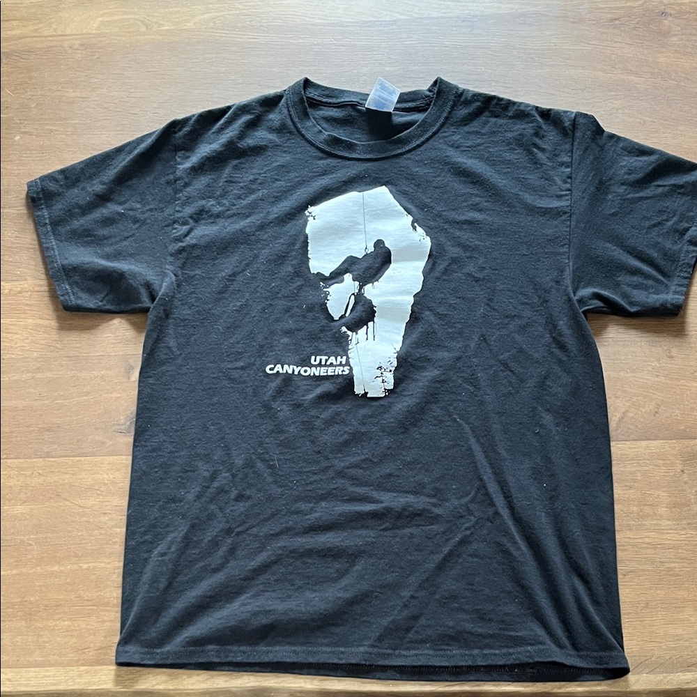 Utah Canyoneers Black Graphic Tee